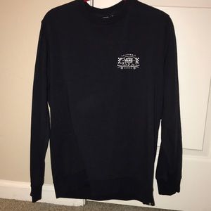 Navy blue vans sweatshirt